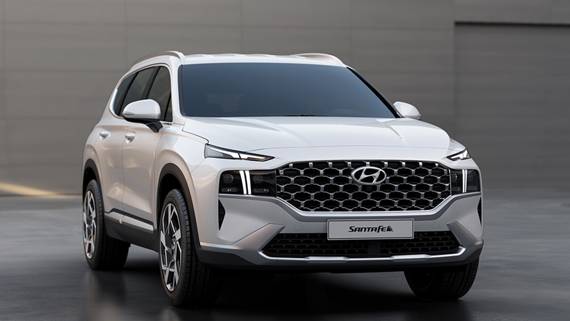 Chào mừng bạn đến với mẫu thiết kế SUV Santa Fe mới đầy cảm hứng! Thiết kế nổi bật với đường nét uốn cong mượt mà, màu sắc tinh tế và khung xe hầm hố sẵn sàng đưa bạn khám phá những địa điểm mới một cách nhanh chóng và tiện lợi. Hãy ngắm nhìn bức ảnh để để cảm nhận ba vòng quanh chiếc xe thực sự đầy phấn khích và thích thú. 