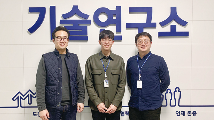 제품설계2팀 연구원들