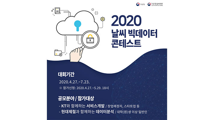 2020 날씨 빅데이터 콘테스트 포스터