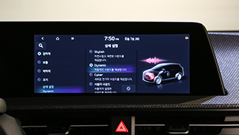 기아 EV6 GT 디스플레이