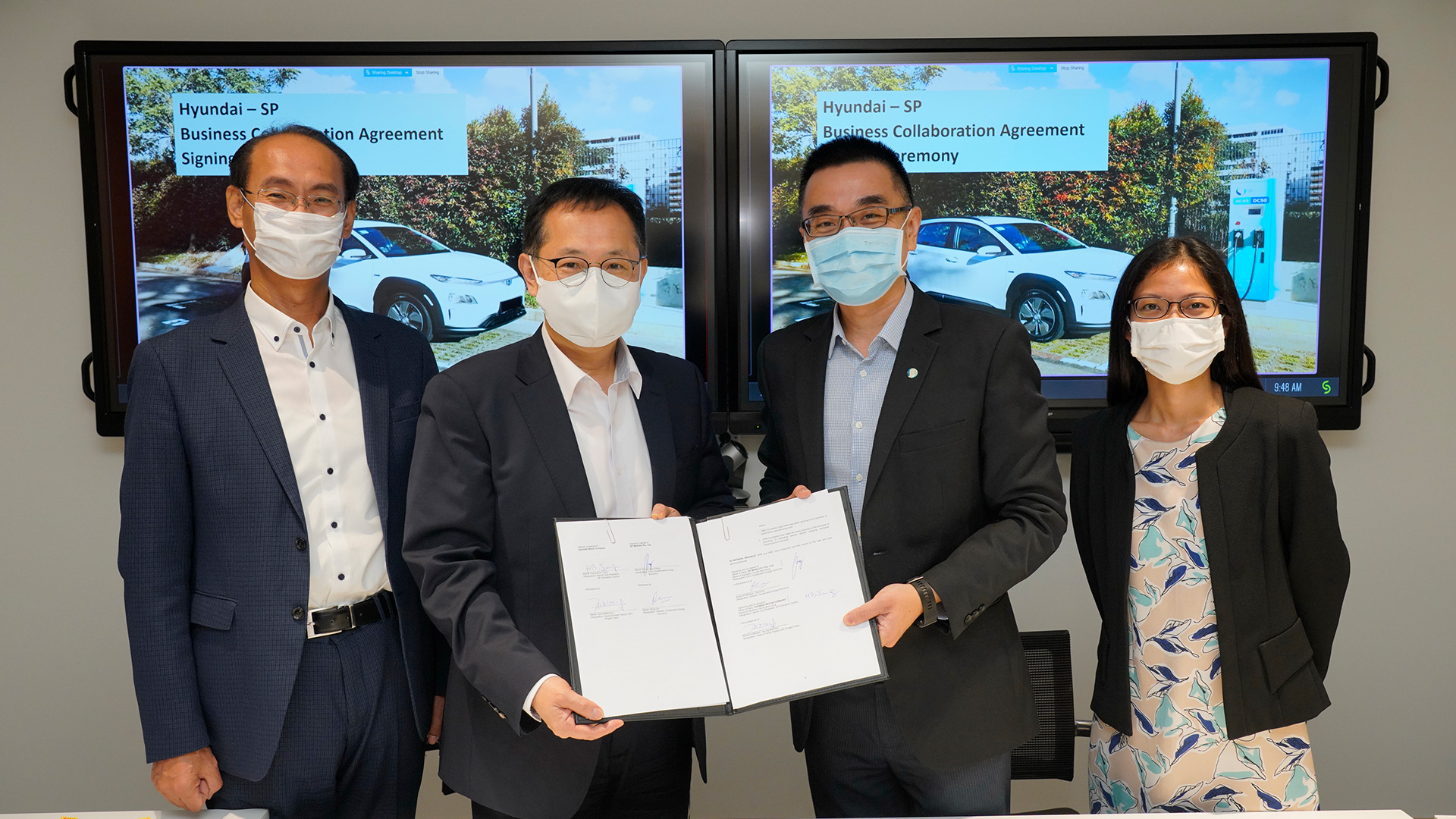 현대자동차그룹, 싱가포르 최대 충전사업자 SP그룹과 사업협약 체결