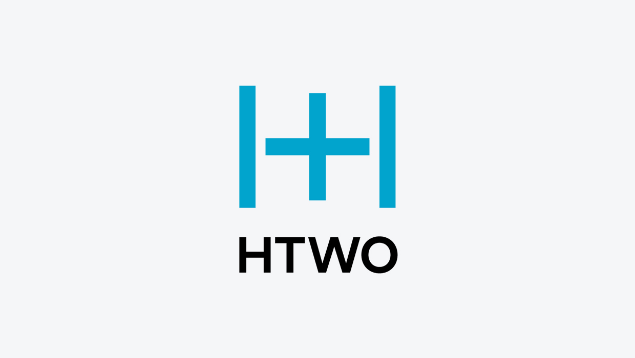 현대자동차 수소연료전지 브랜드 HTWO 로고