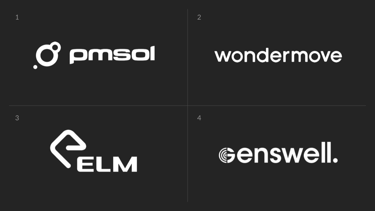 PM Sol, Wondermove, Elmcad, Genswell logo