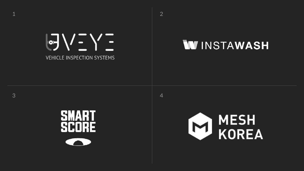 UVEYE, Happy Technology, Smartscore, Mesh Korea logo