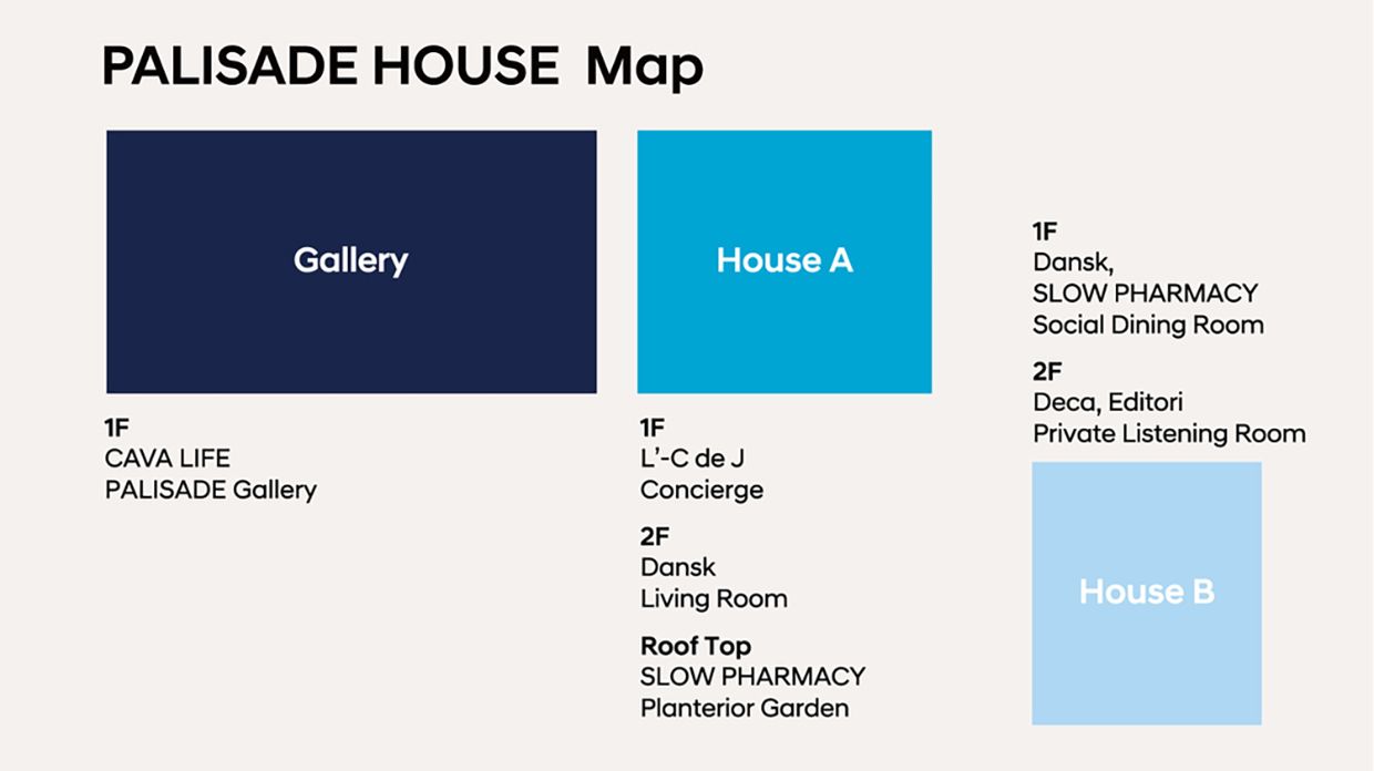팰리세이드 하우스 공간 구획표