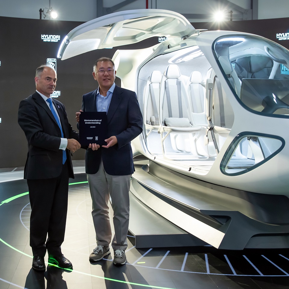ROLLS-ROYCE & HYUNDAI MOTOR GROUP SIGN MOU TO LEAD THE WAY IN  THE ADVANCED AIR MOBILITY MARKET USING ALL-ELECTRIC PROPULSION AND HYDROGEN FUEL CELL TECHNOLOGY