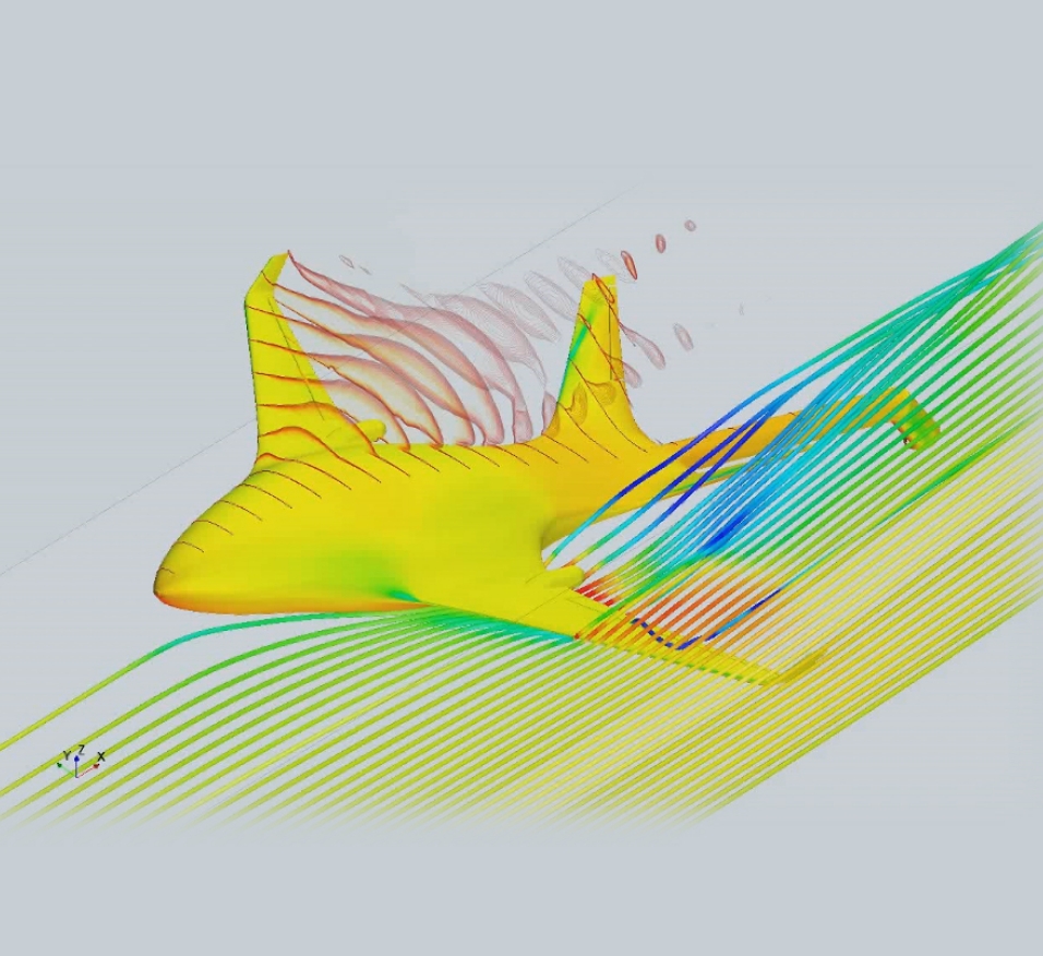 항공 모빌리티의 컴퓨터 공력 해석 시뮬레이션