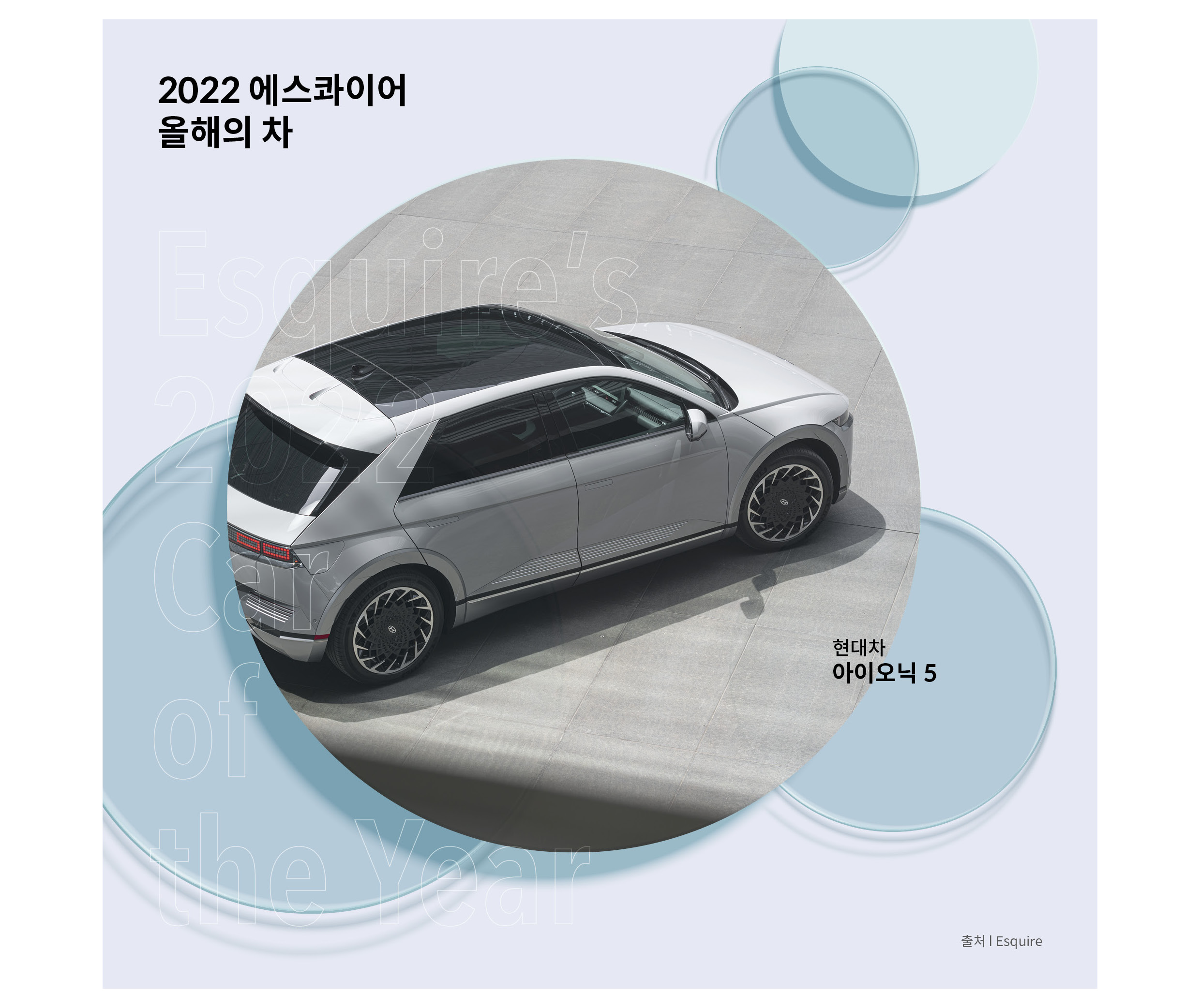 에스콰이어 선정 2022 올해의 차 현대차 아이오닉 5