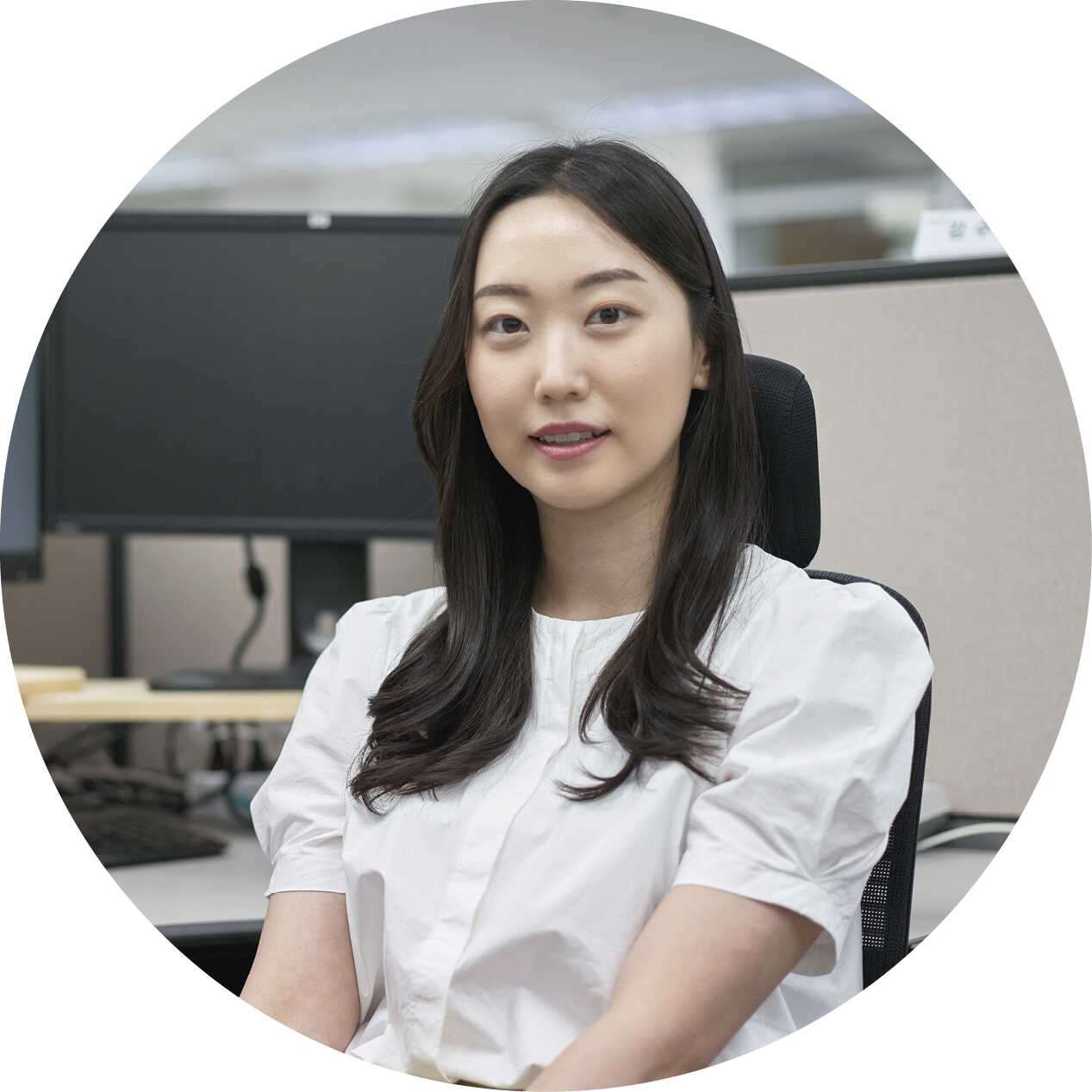 김수지 연구원의 모습