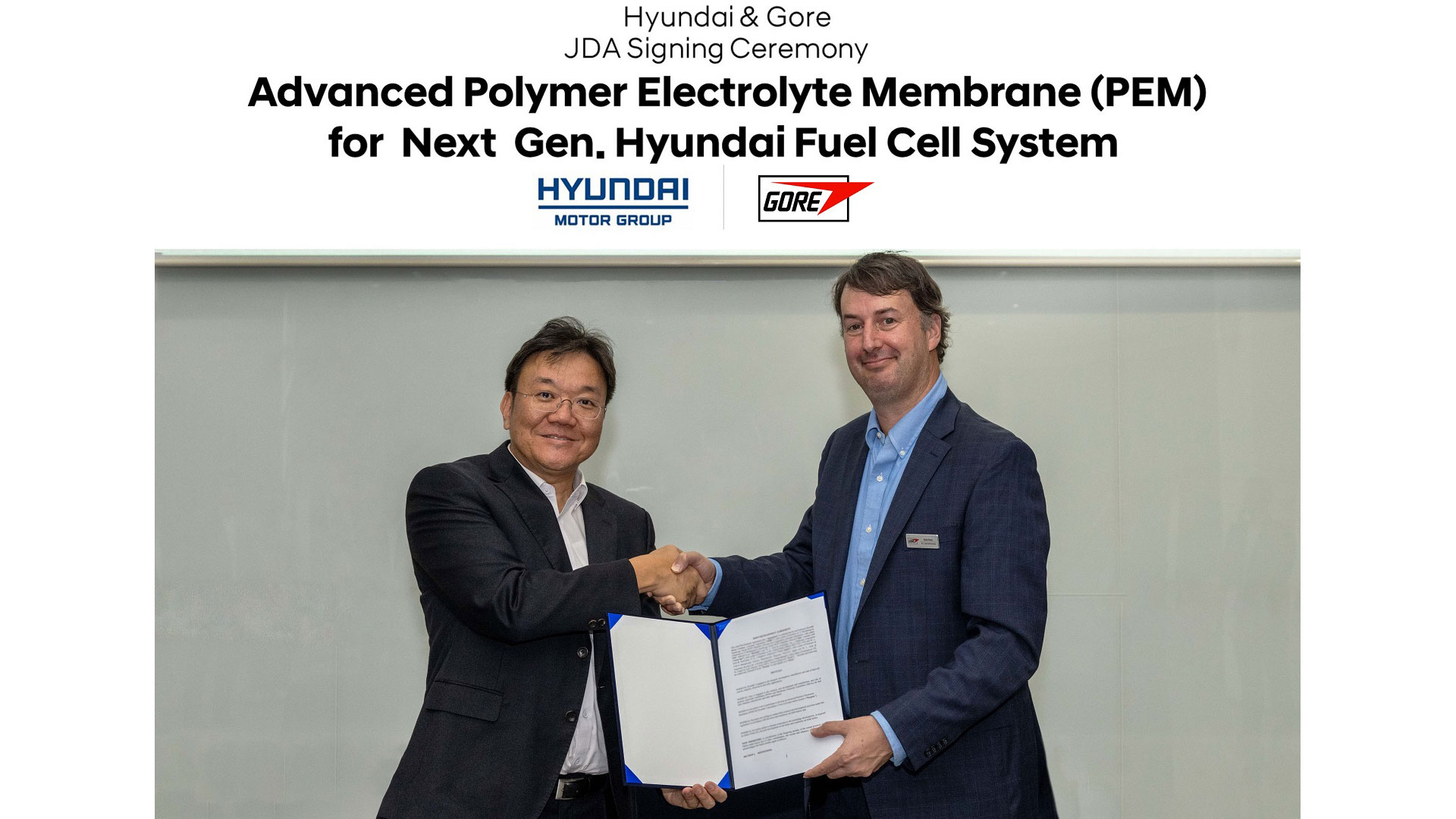 Hyundai Motor and Kia to Develop Polymer Electrolyte Membrane with Gore for Hydrogen Fuel Cell Systems