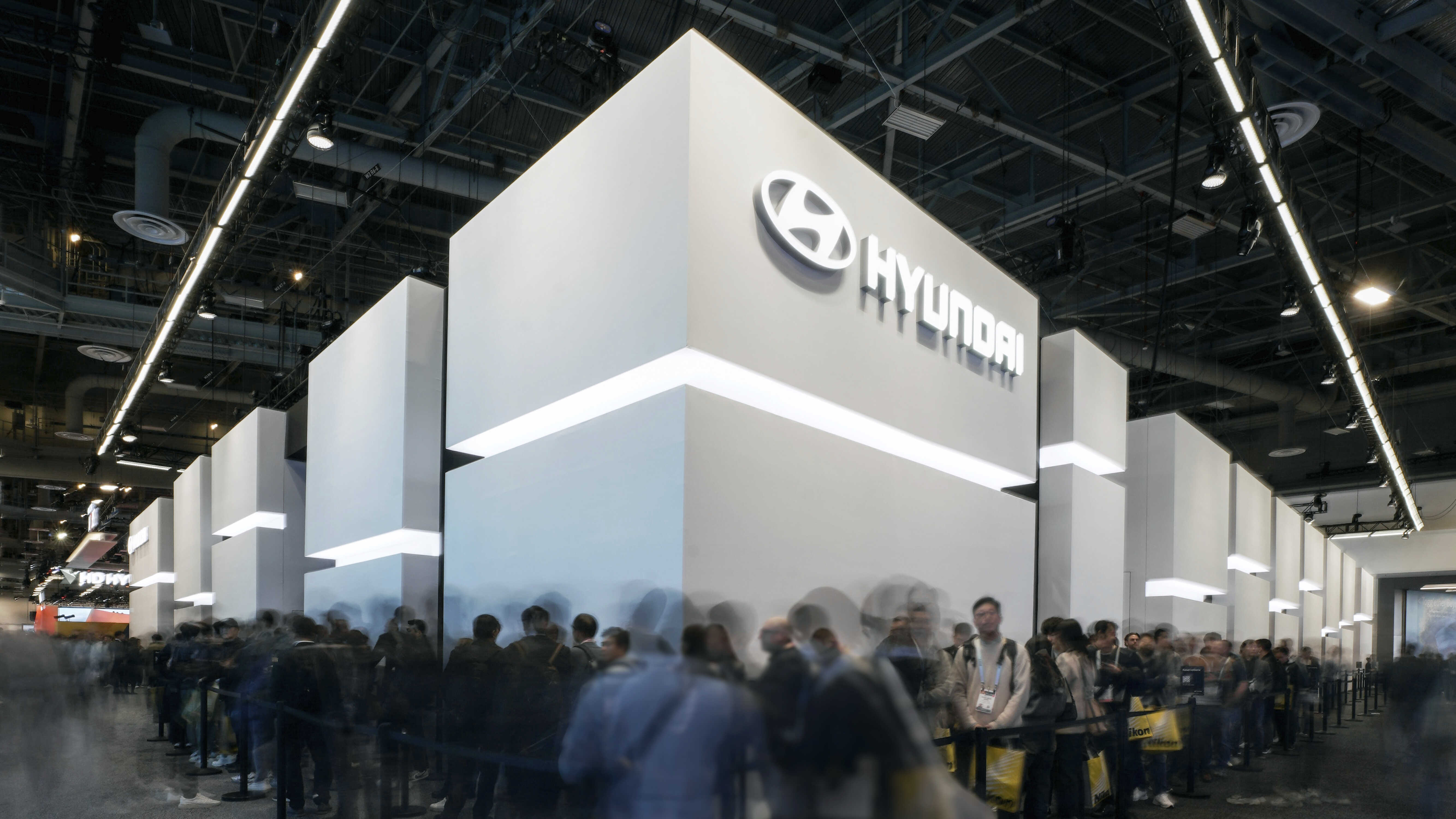 CES 2024 현대차 부스 모습