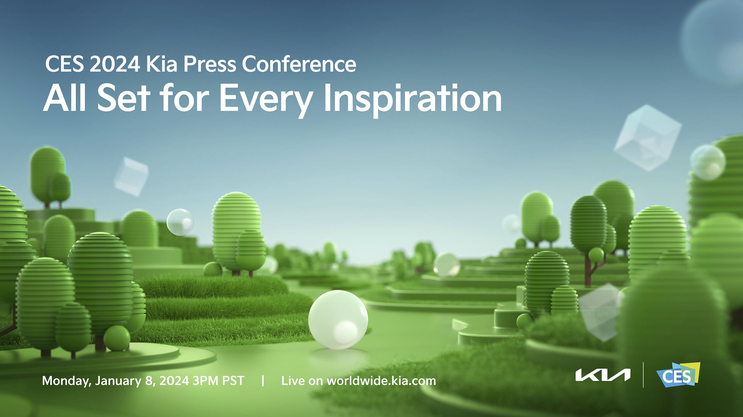 기아 CES 2024 프레스 타이틀