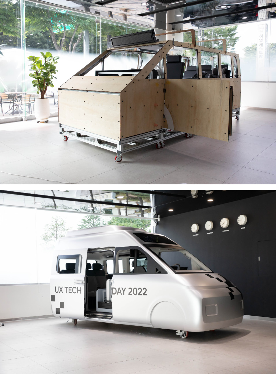 현대자동차그룹 2022년 UX 테크데이에서 공개한 미래 모빌리티 UX 콘셉트 벅의 모습