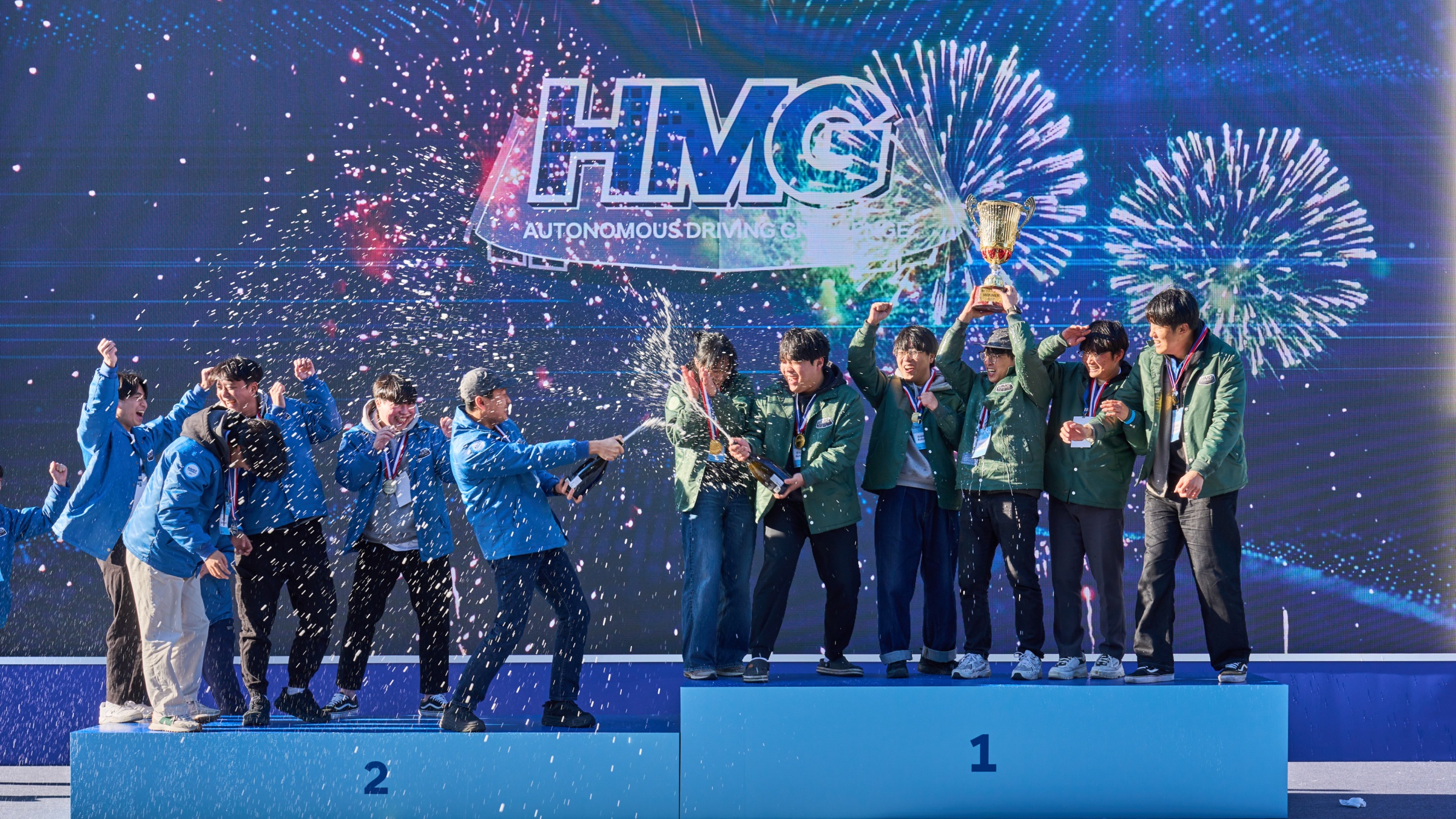 HMG 드라이빙 챌린지 수상 모습