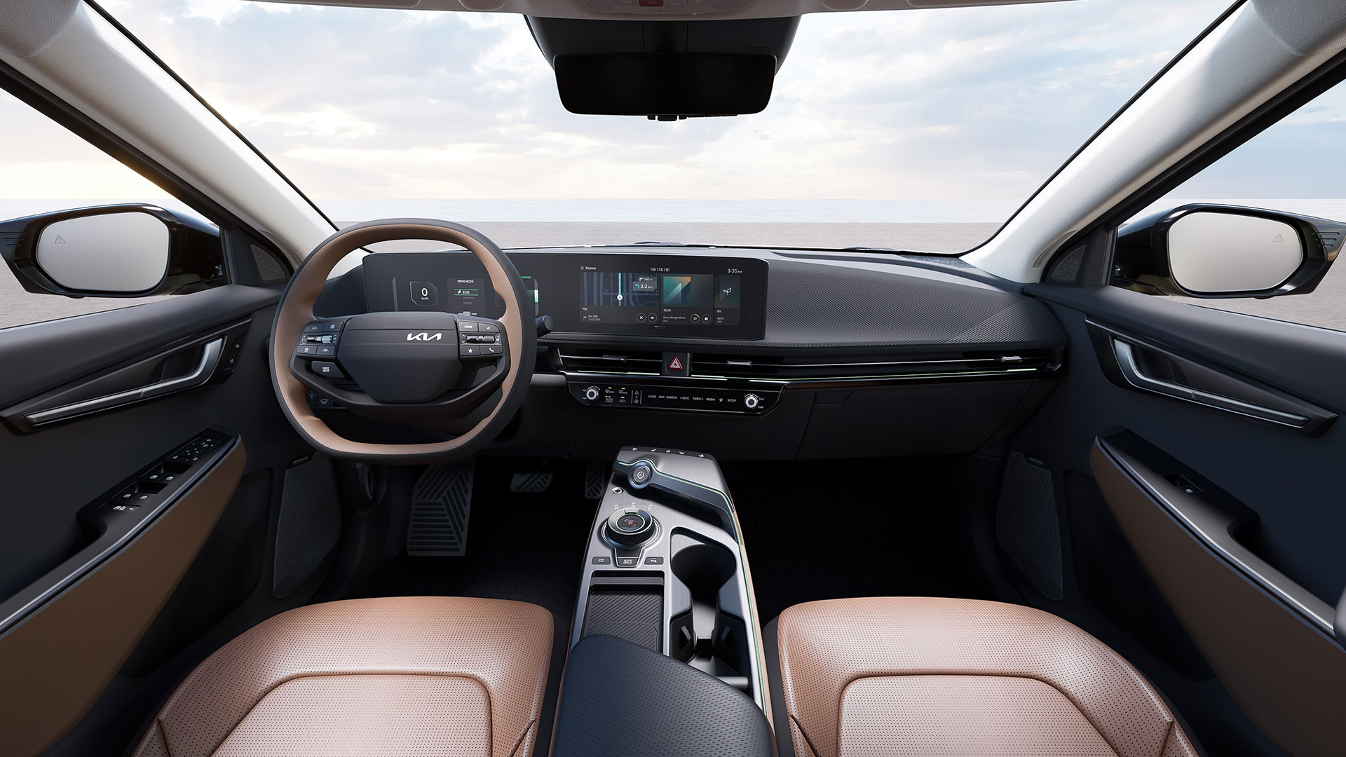 더 뉴 EV6 내장