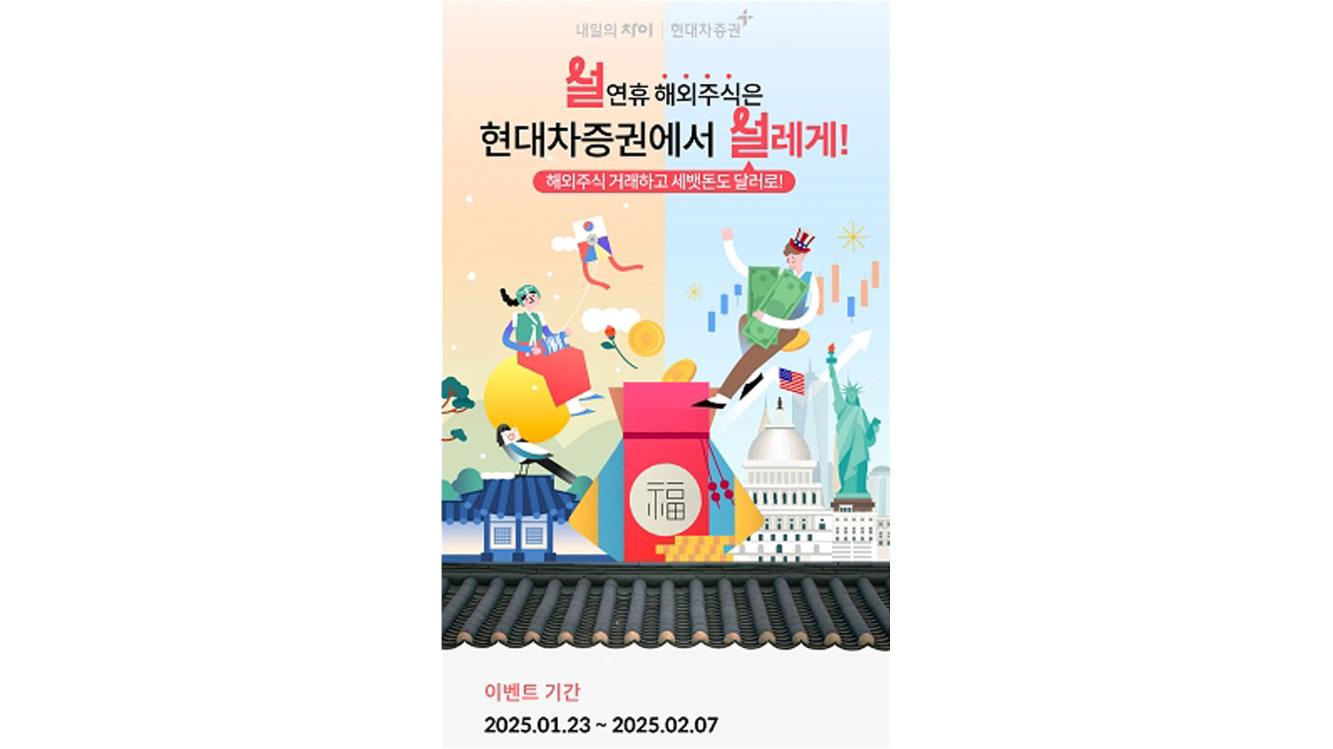 현대차증권, 설 연휴 해외주식 거래 이벤트 실시
