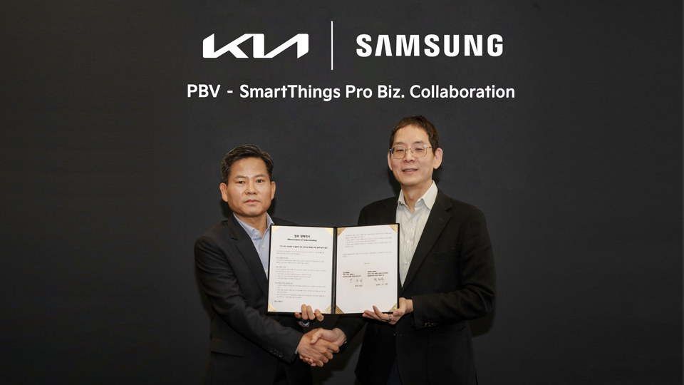 Kia and Samsung Partner to Integrate SmartThings Pro into Kia PBVs